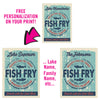 Walleye Fish Fry Lake Minnetonka Poster by Rich Sladek (frame not included) FREE PERSONALIZATION