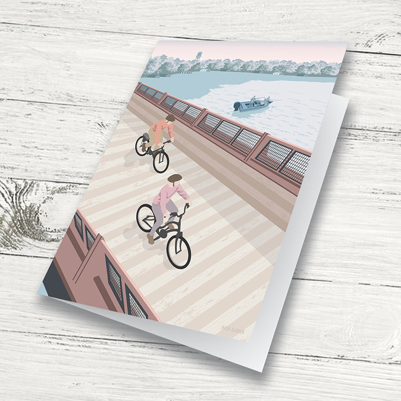 Arcola Bridge, Lake Minnetonka Greeting Card