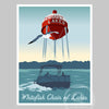Pequot Lakes, Whitefish Chain of Lakes, Minnesota, Poster by Rich Sladek (frame not included)