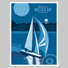 Reflections on Wayzata Bay Lake Minnetonka, Sailboat Poster by Rich Sladek (frame not included)
