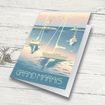 Grand Marais, Grand Marais Harbor Greeting Card