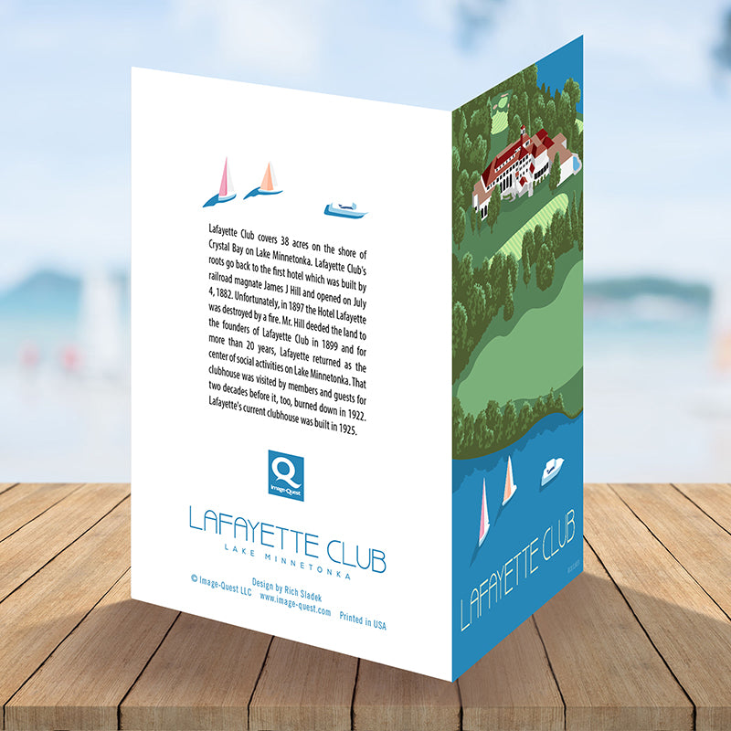 Lafayette Club, Lake Minnetonka Greeting Card