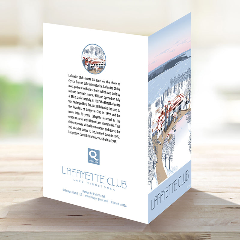 Lafayette Club - Winter, Lake Minnetonka Greeting Card
