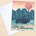 Lake Minnetonka, Pontoon, Mound Greeting Card