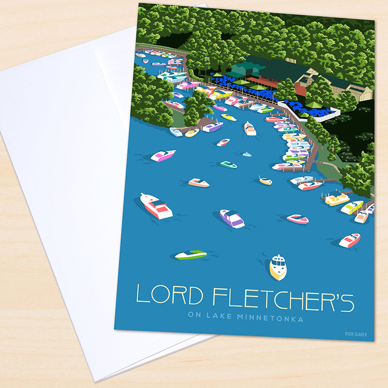 Lord Fletcher's, Lake Minnetonka Greeting Card