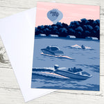 Tonka Bay Boats, Lake Minnetonka Greeting Card