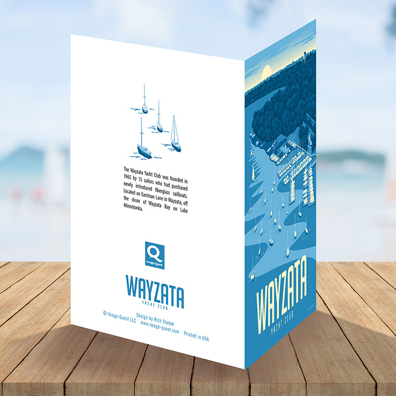 Wayzata Yacht Club, Lake Minnetonka Greeting Card